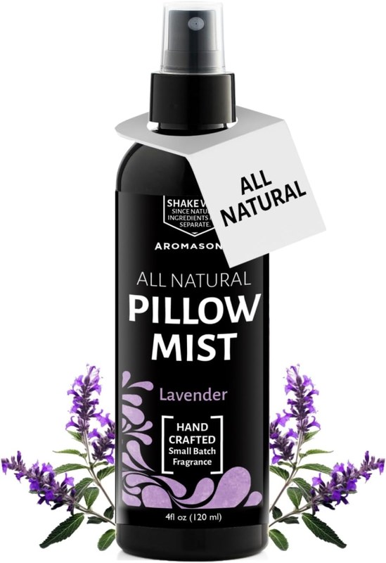 Aromasong Lavender Pillow Spray for Sleeping, All Natural Calming Sleep Mist